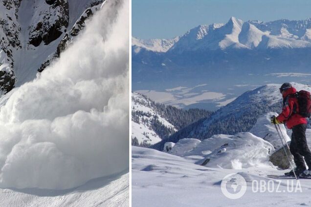 Двоє лижників загинули внаслідок сходження лавини