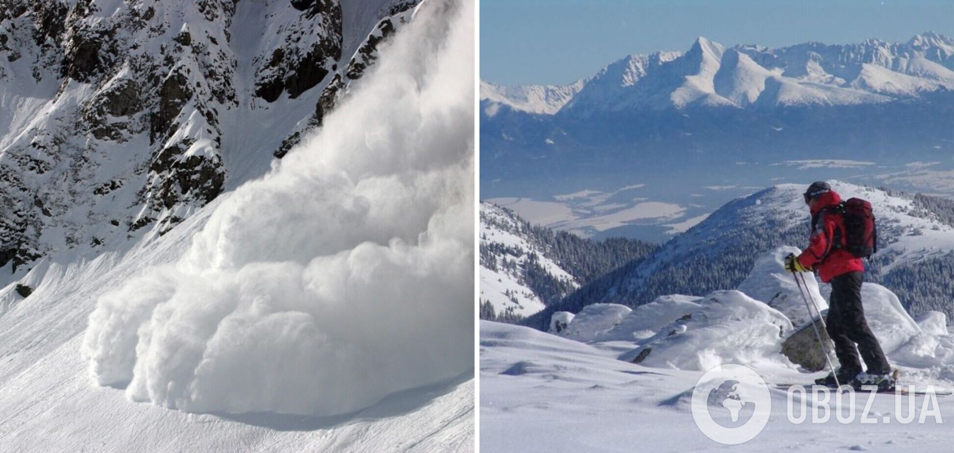 Двое лыжников погибли в результате схождения лавины