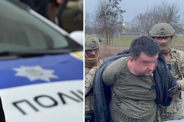 Под Днепром задержали пьяного блогера, который ранее плевал в лицо копам. Фото 18+