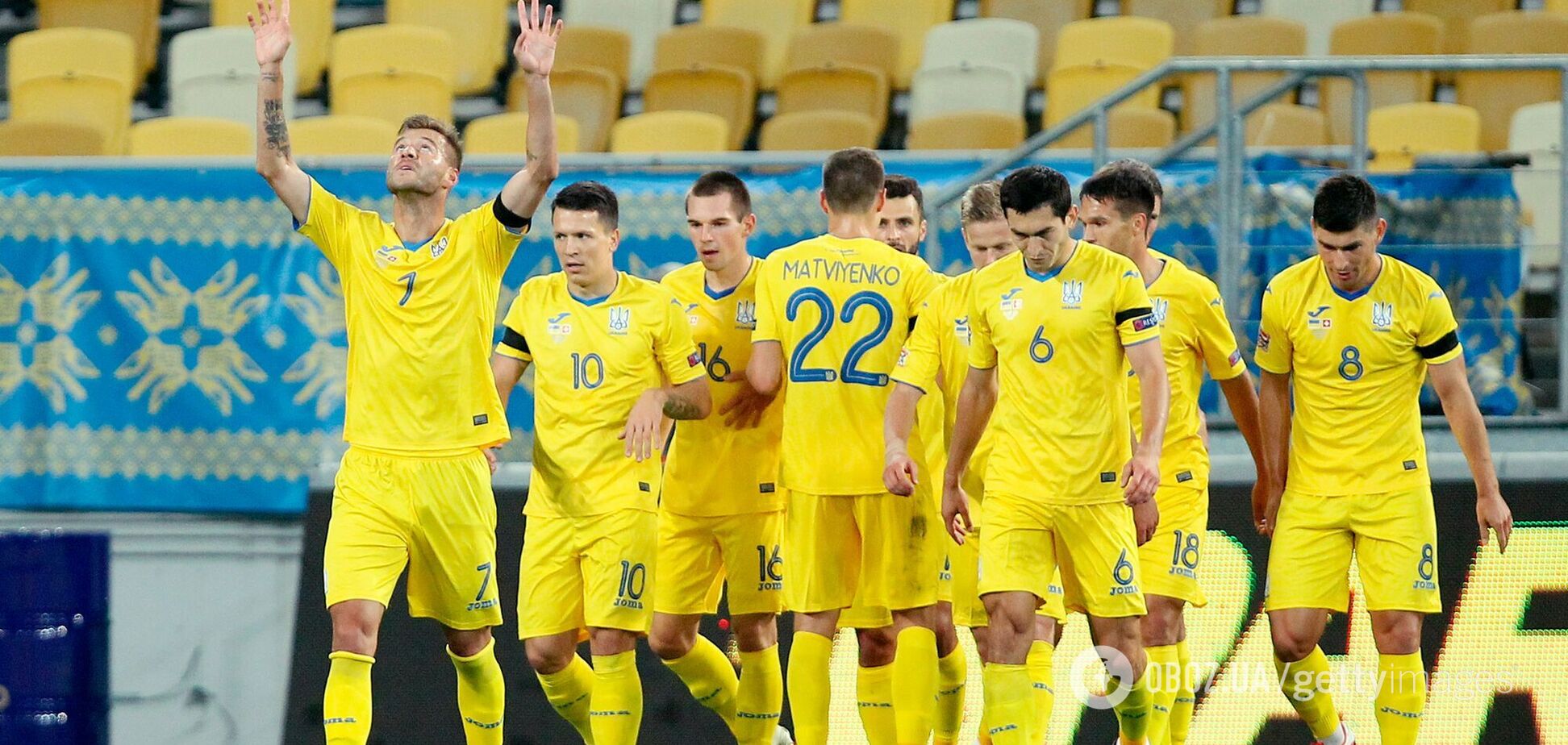 З'явився календар матчів збірної України з футболу у Лізі націй