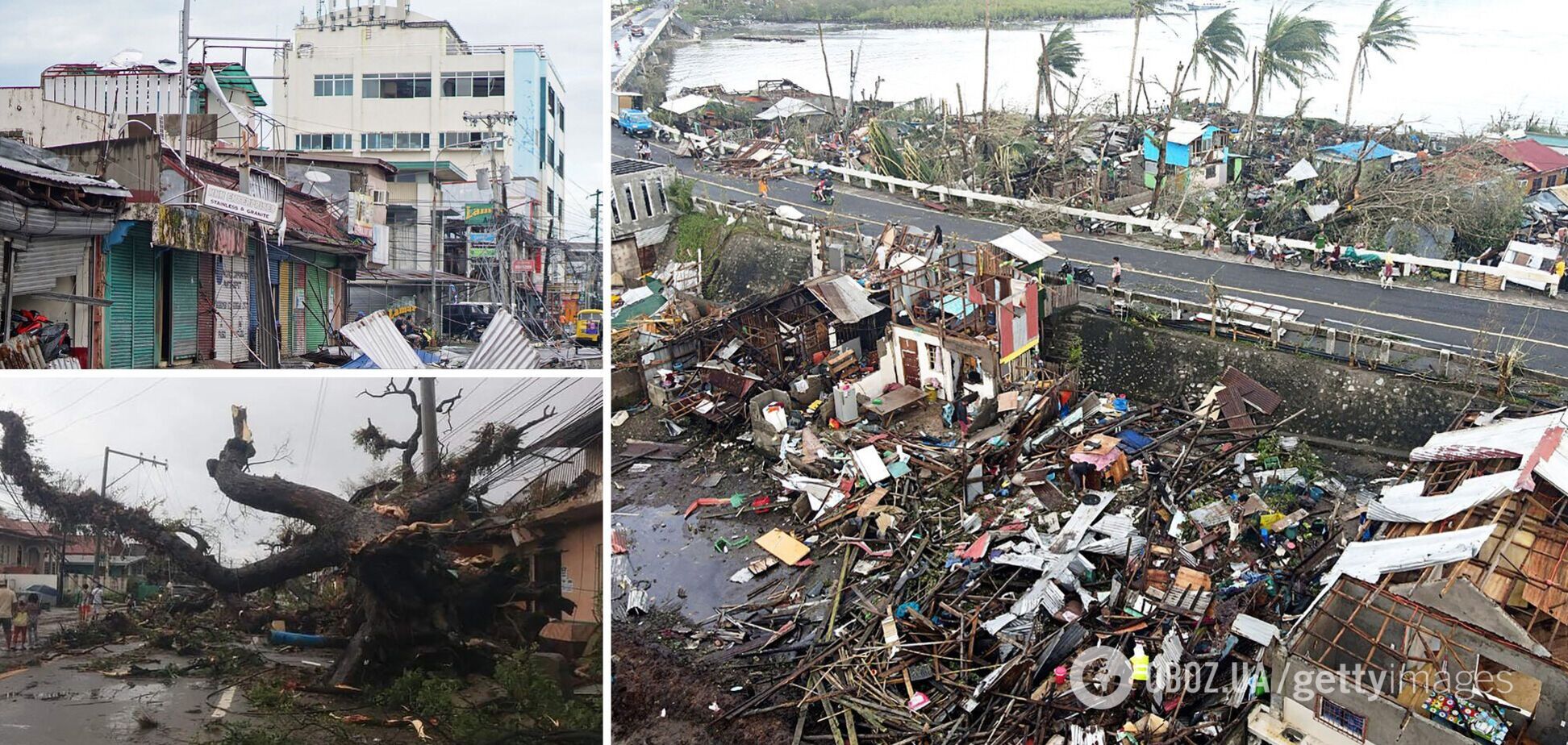 Филиппины накрыл мощный супертайфун 'Рэй': погибли десятки человек. Фото и видео
