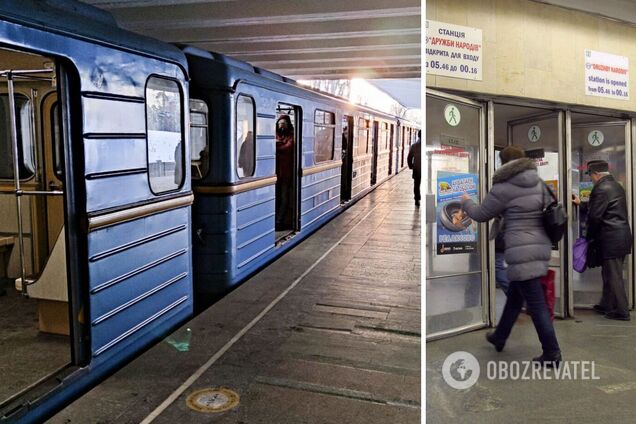 В киевском метро девушка упала под поезд: момент попал на камеру видеонаблюдения