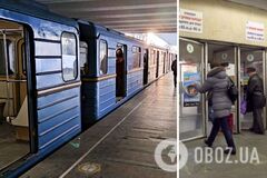 В киевском метро девушка упала под поезд: момент попал на камеру видеонаблюдения