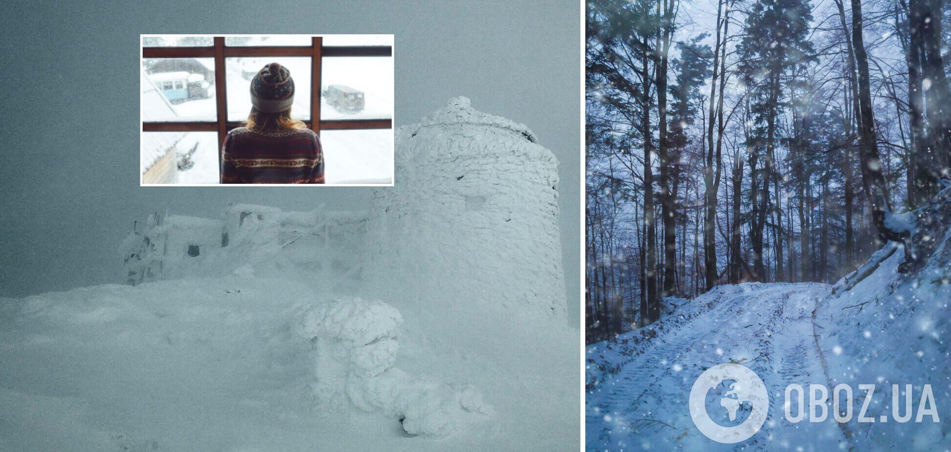 У Карпатах вдарило 14 градусів морозу, гори замело снігом. Фото