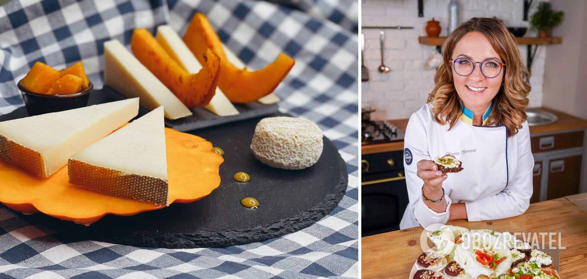 Необычные блюда для новогоднего стола: сыр с хурмой, тыквой и мандаринами