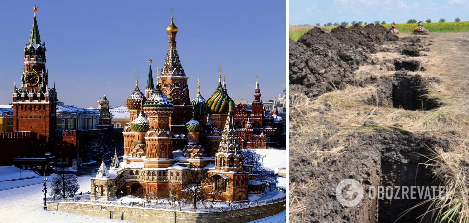 У Росії готуються до термінового масового поховання