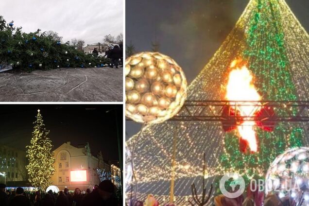 На День святого Николая открыли елки