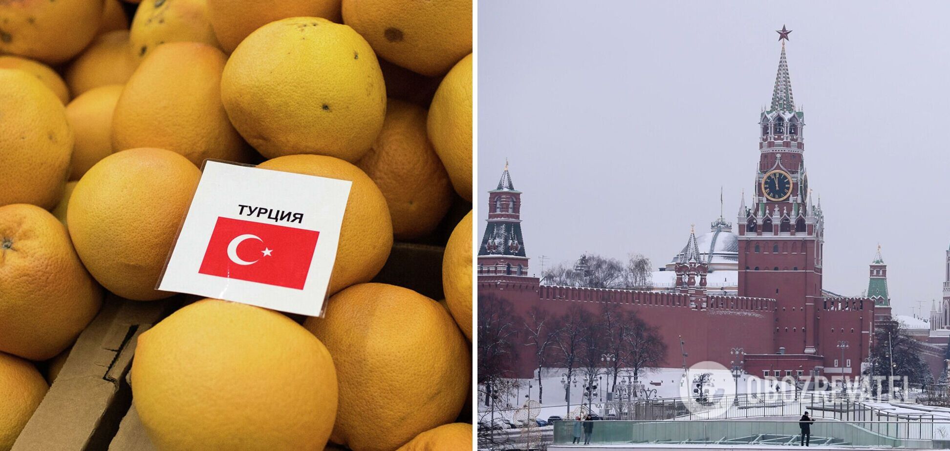 Росія продовжує забороняти турецькі фрукти