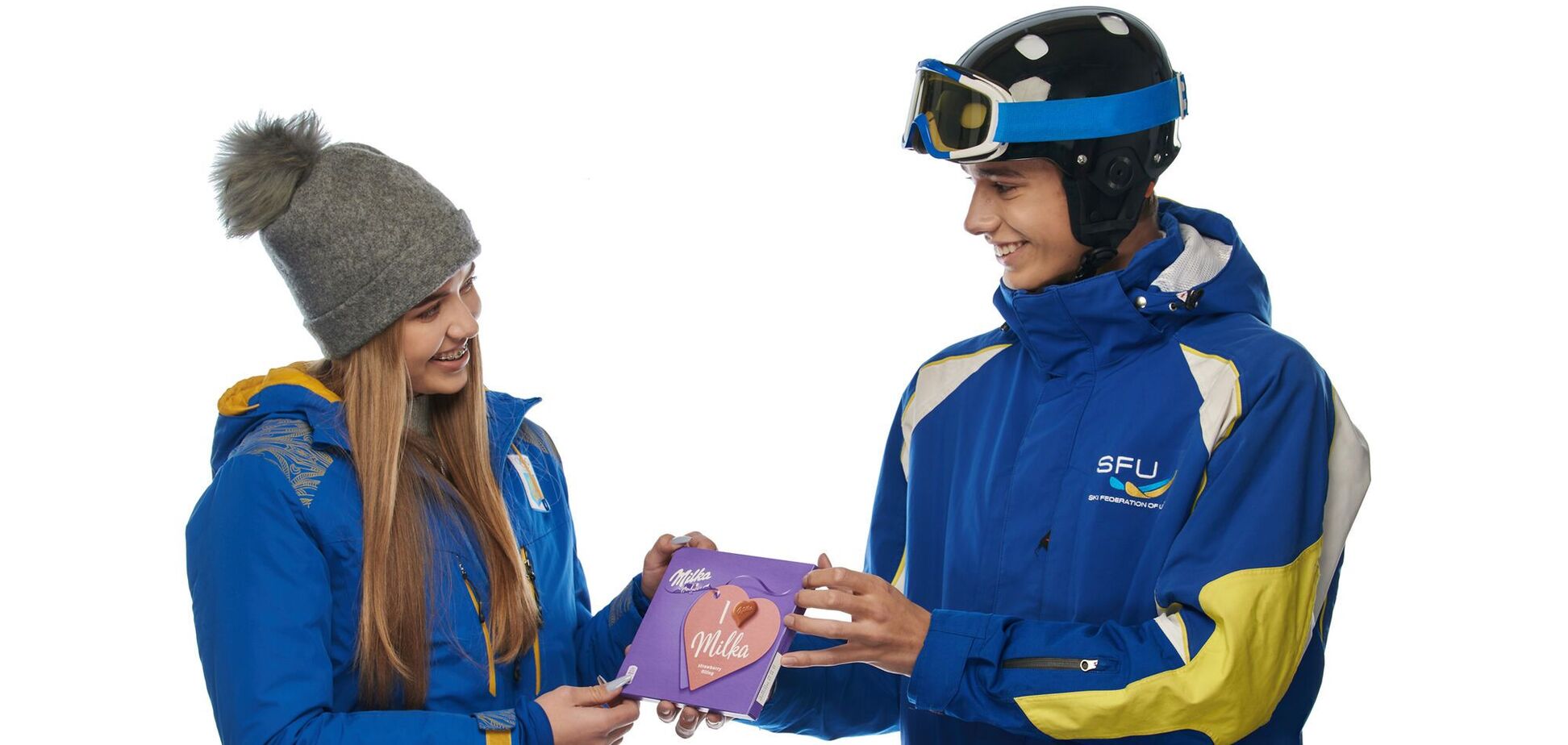 Бренд Milka поддерживает юниорскую сборную Украины по горнолыжному спорту