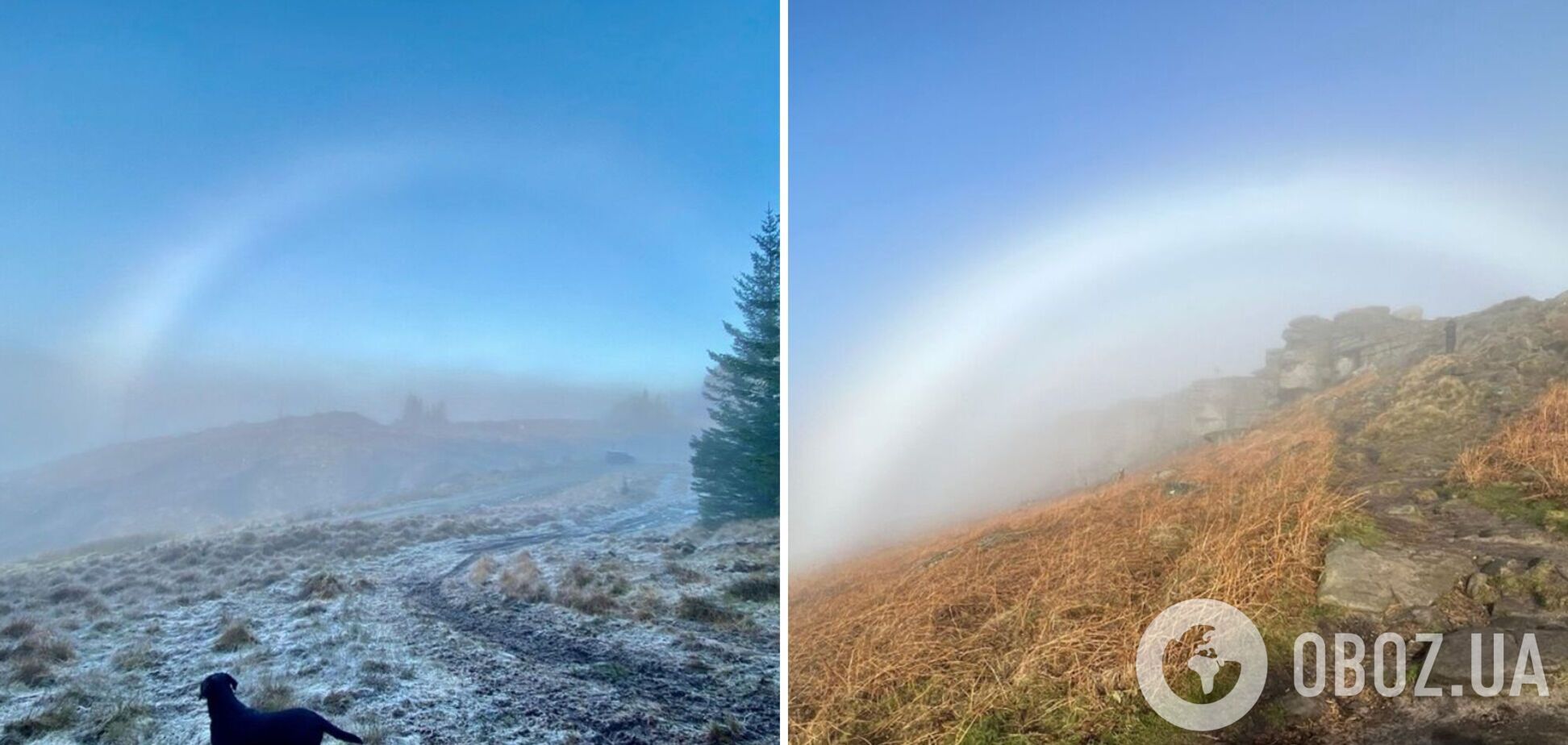 В Британии зафиксировали белую радугу: фото редкого погодного явления