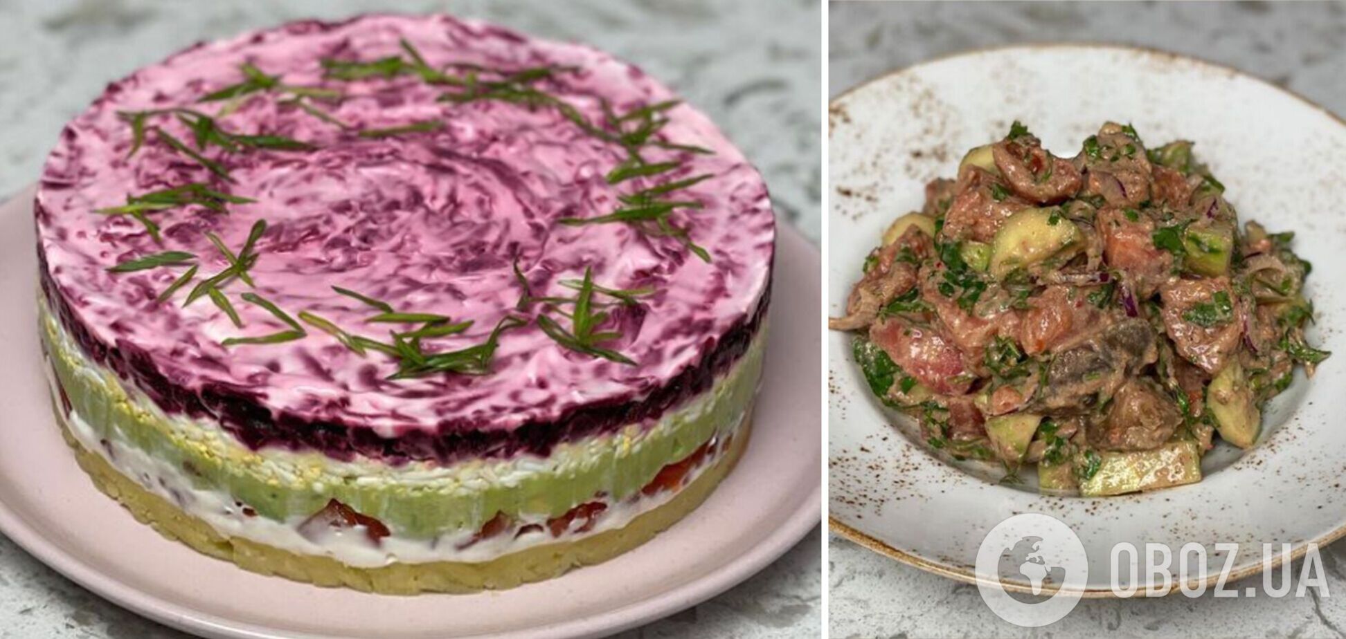 'Шуба' з червоною рибою та 'Олів'є' з язиком: найкращі новорічні салати