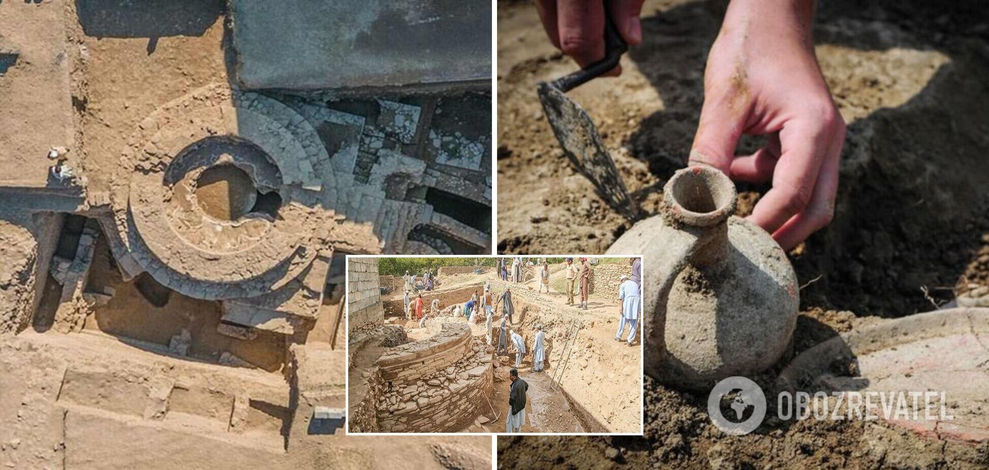 Археологи обнаружили буддистский храм, которому свыше 2 тыс. лет. Фото