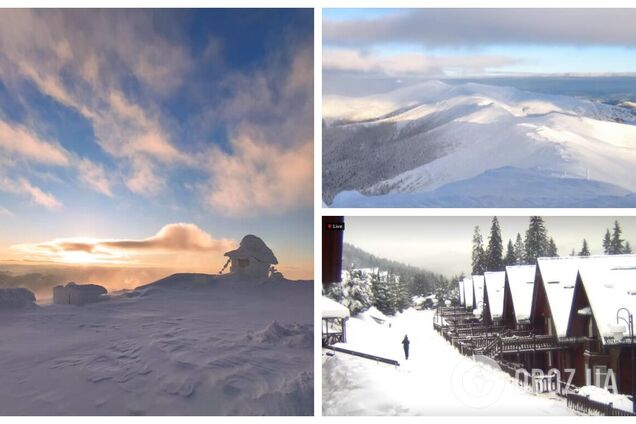 Карпаты засыпало снегом, сугробы достигают метра: ударил мороз до 21 градуса. Фото