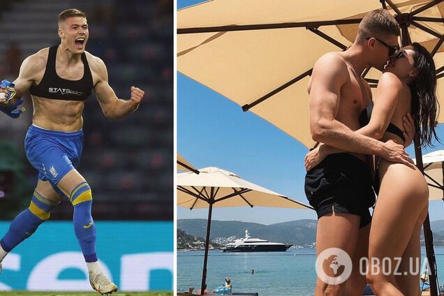 Джокер збірної України Довбик похвалився фото з дружиною на Мальдівах