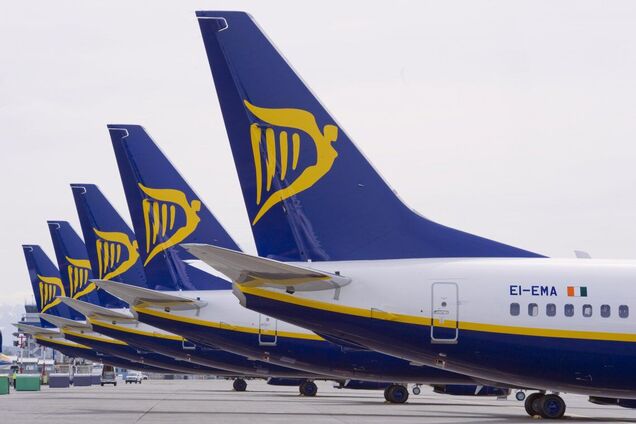 Ryanair скасував 17 рейсів із України