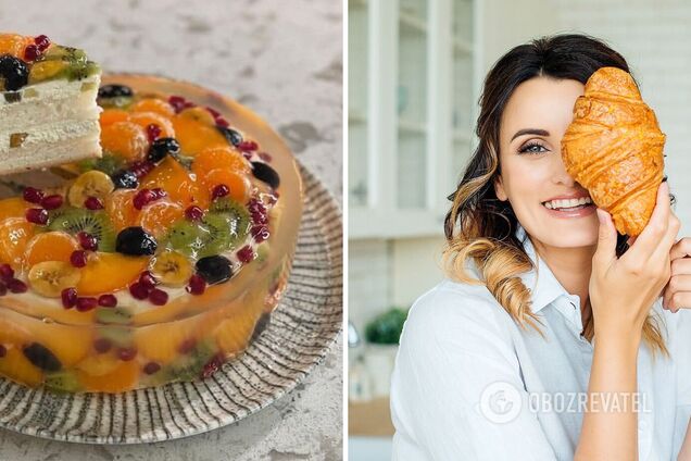 Бісквітний торт 'Янгольський': Ліза Глінська поділилась секретами ідеальної текстури