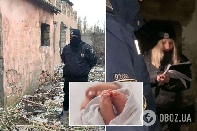 В Одесі підлітки знайшли тіло новонародженої дитини: лежало у пакеті у занедбаній будівлі. Фото