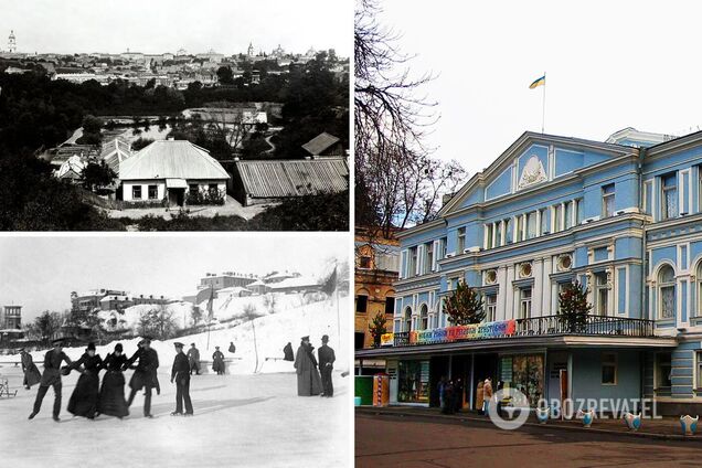 На месте театра были пруд и усадьба