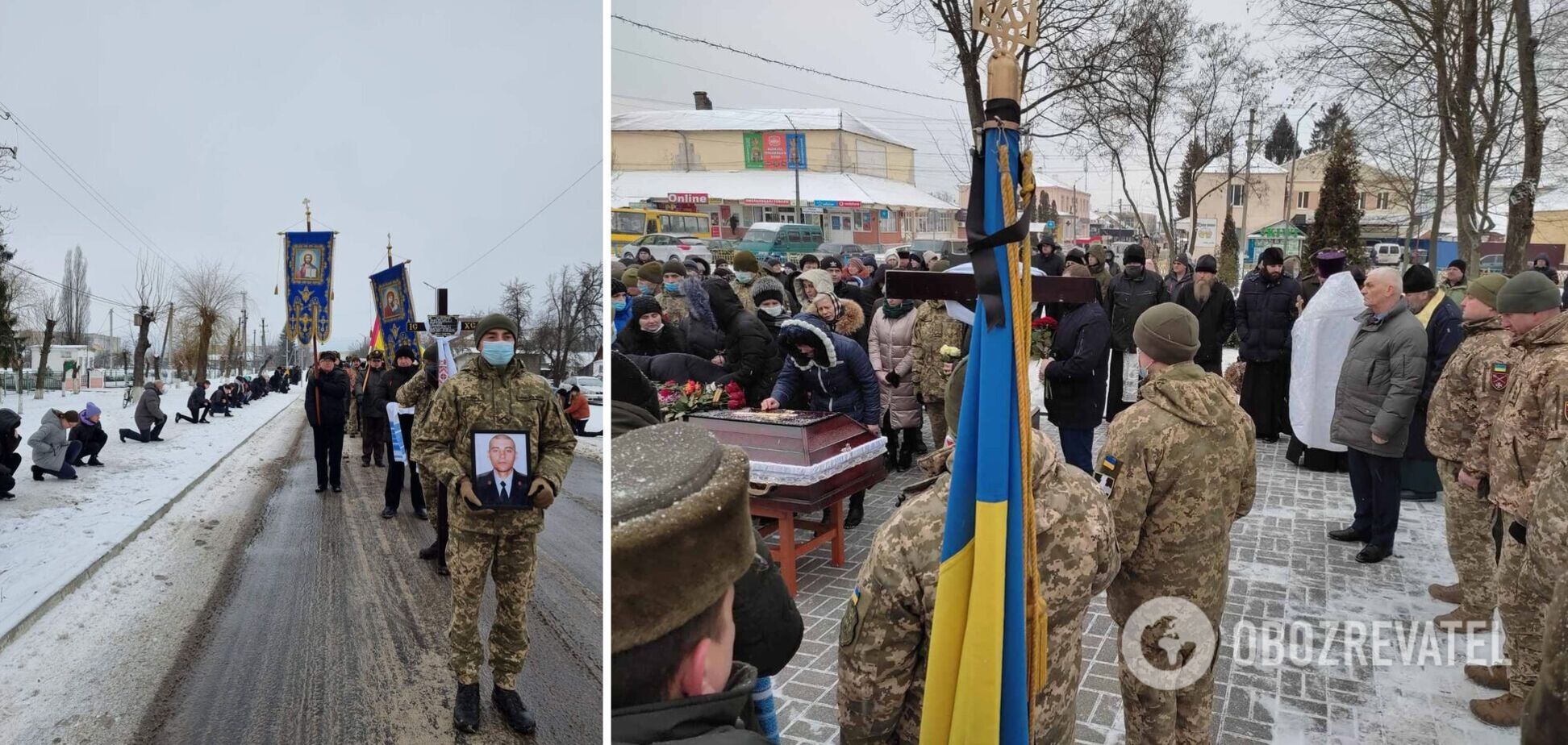 Личность погибшего в боях за Луганский аэропорт подтвердила экспертиза ДНК: его перезахоронили на родине. Фото