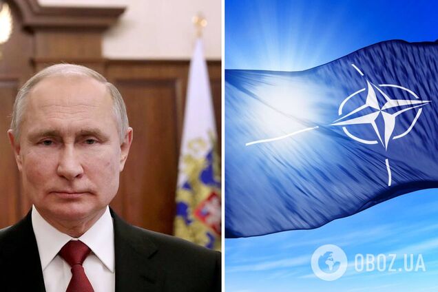 Путін заявив, що Росія може 'по-різному' відреагувати на розширення НАТО