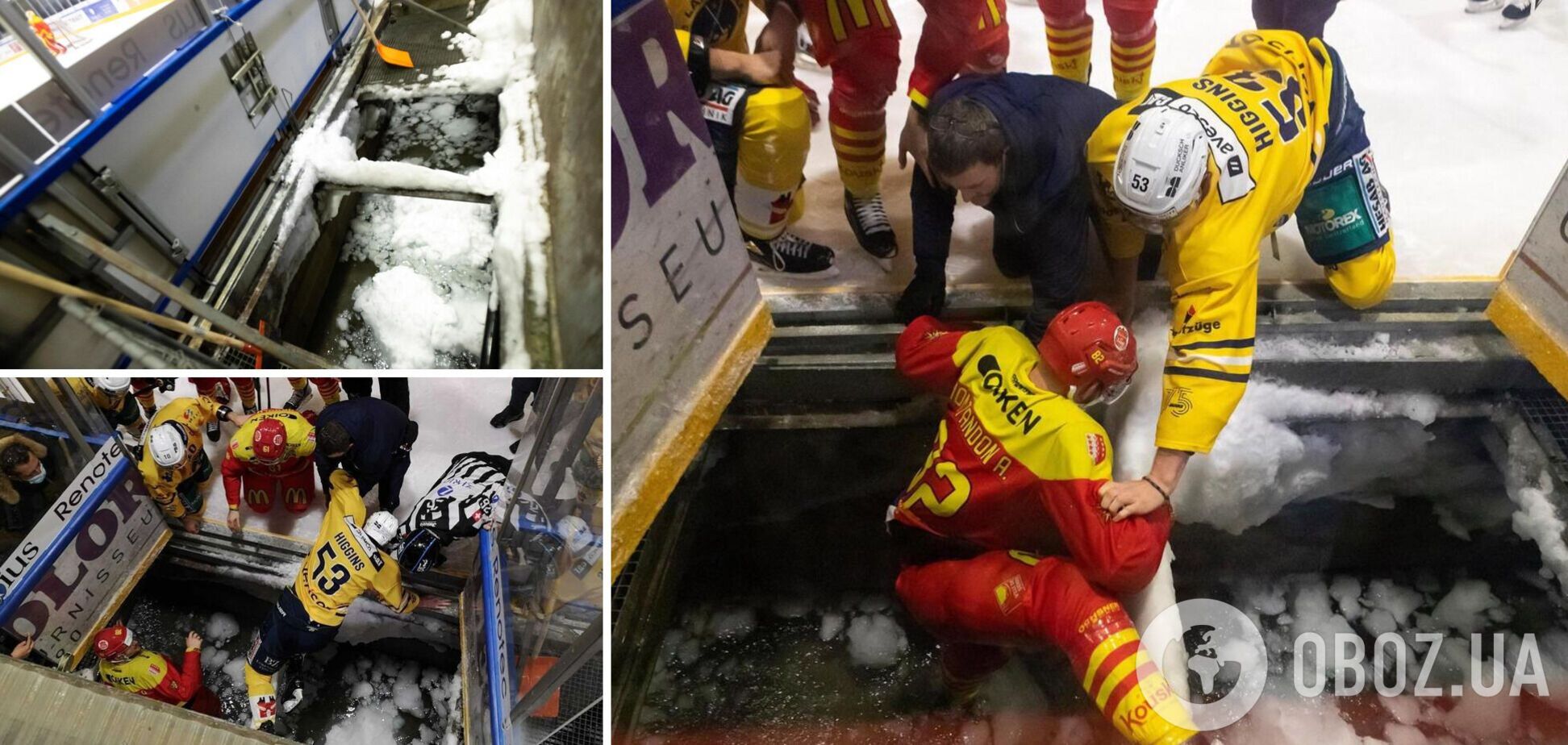 Хокеїсти провалилися під лід у Швейцарії