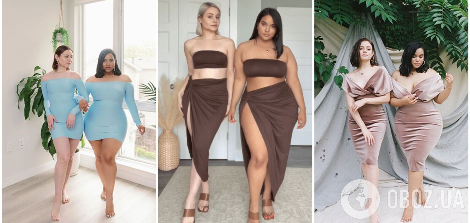 Однаковий одяг на стрункій та пишній фігурах: дві подруги показали різницю. Фото