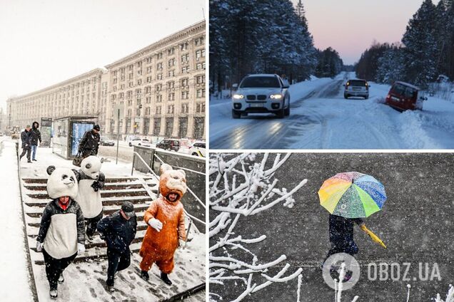 Україну накриють снігопади, на дорогах очікується ожеледиця: синоптики попередили про небезпеку. Карта