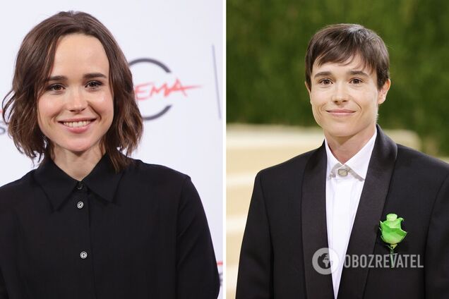 Актер Эллиот Пейдж показал, как выглядит через год после смены пола. Фото до и после