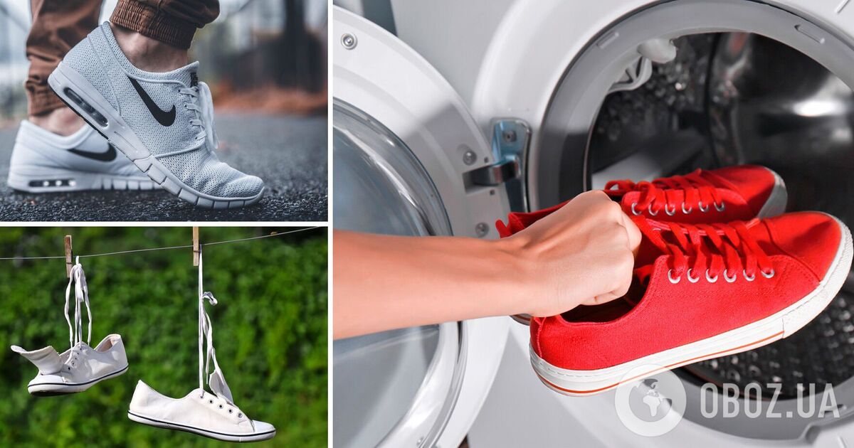 Как стирать кроссовки в стиральной машине и вручную - на каком режиме,  нужен ли мешок | OBOZ.UA