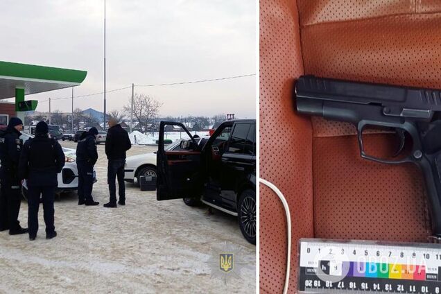 На Буковине пьяный водитель открыл стрельбу по остановке с людьми. Фото