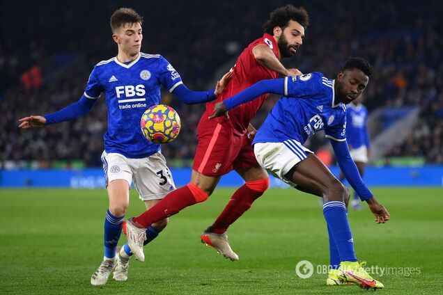 'Ливерпуль' с незабитым пенальти Салаха проиграл 'Лестеру' и отстал от 'МанСити'. Видео