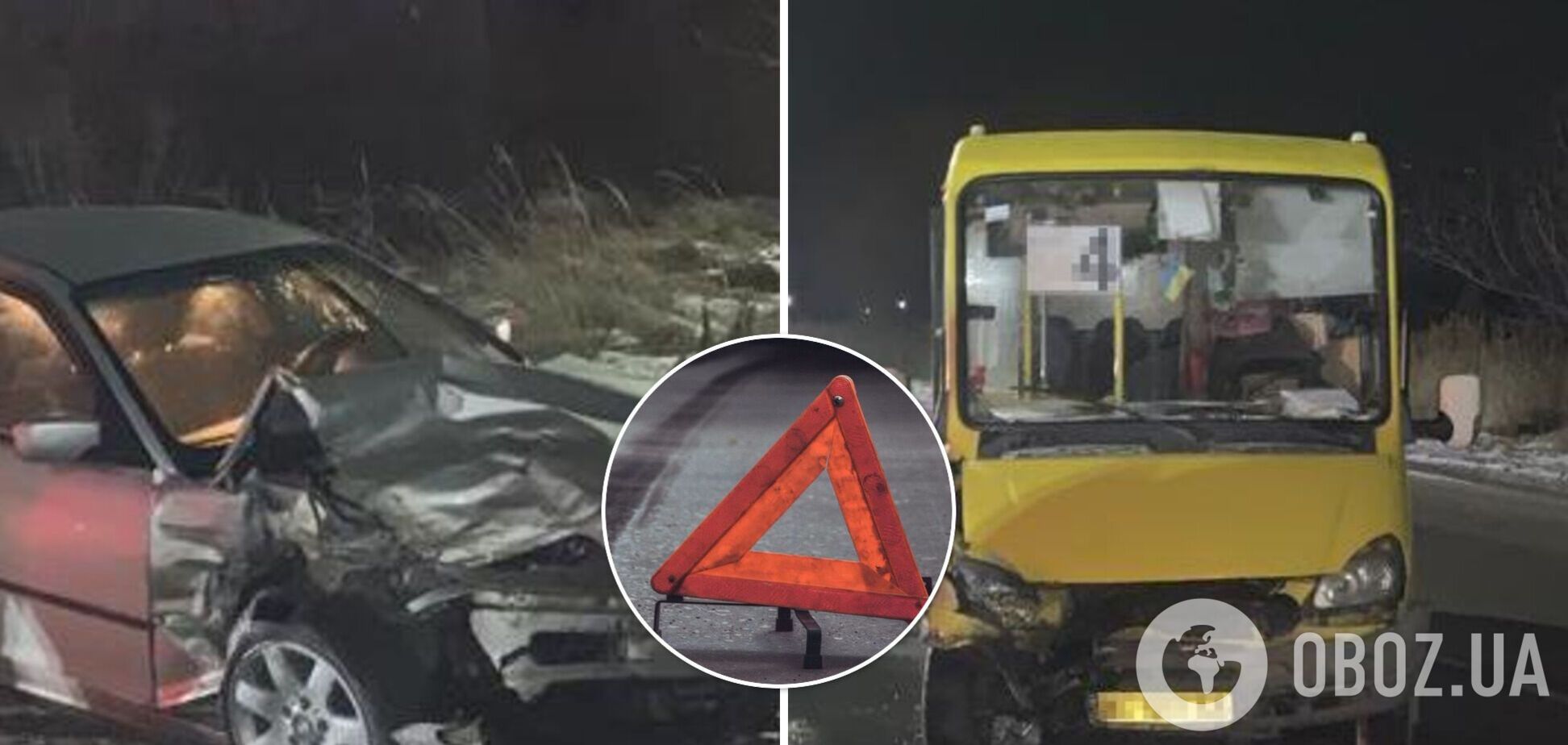 На Львівщині неповнолітній на BMW влаштував ДТП із маршруткою, є постраждалі. Фото