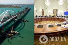 СНБО ввел санкции против крымских 'судей' и строителей Керченского моста