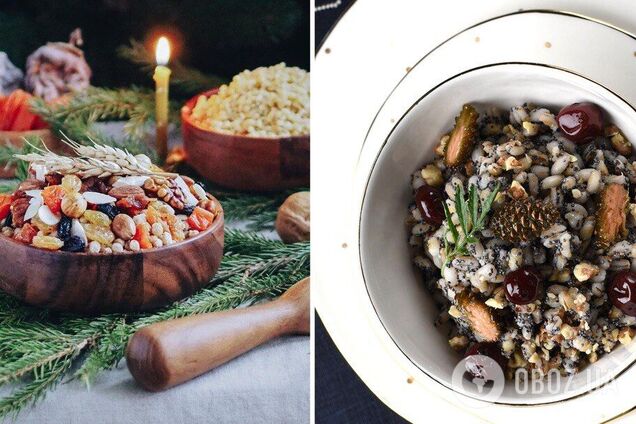 в) Украшение из грецких орехов