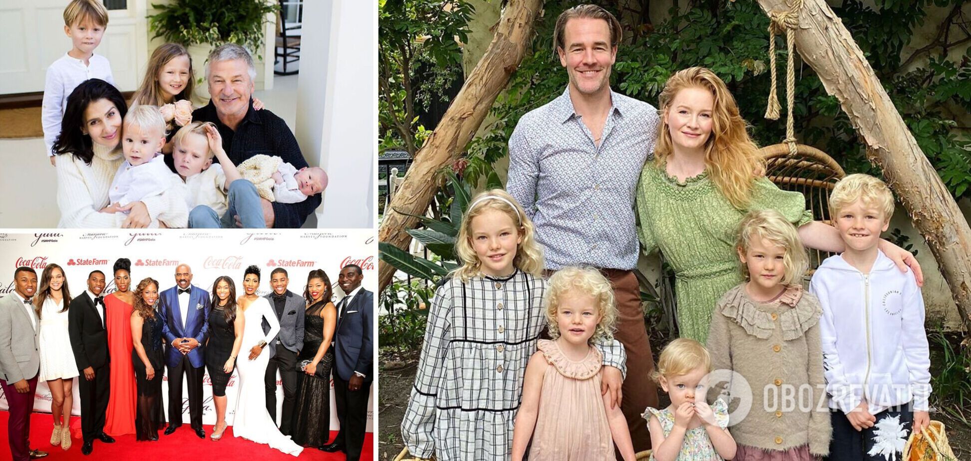 Голливудские актеры воспитывают пять и более детей