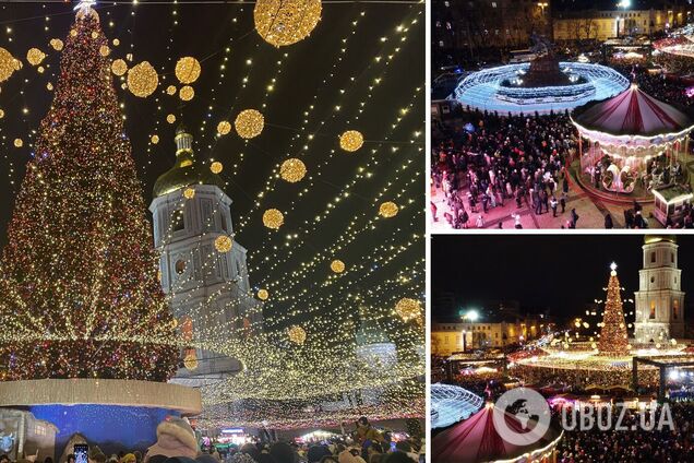 Главная елка Украины попала в рейтинг красивейших в Европе