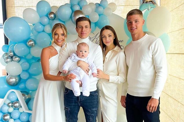 Дружина футболіста 'Шахтаря' та гравець 'Динамо' похрестили дитину друга