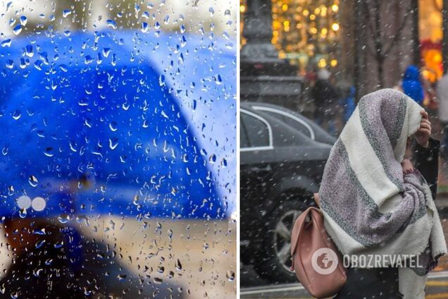 Украину в первый день нового года зальют дожди: какой будет погода 1 января