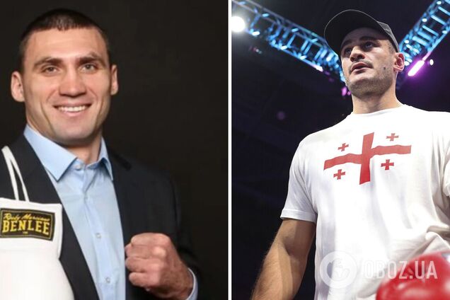 'Наследник Кличко' провел дуэль взглядов с украинским грузином в Холливуде. Видео