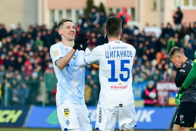 Динамо победило в гостях Верес