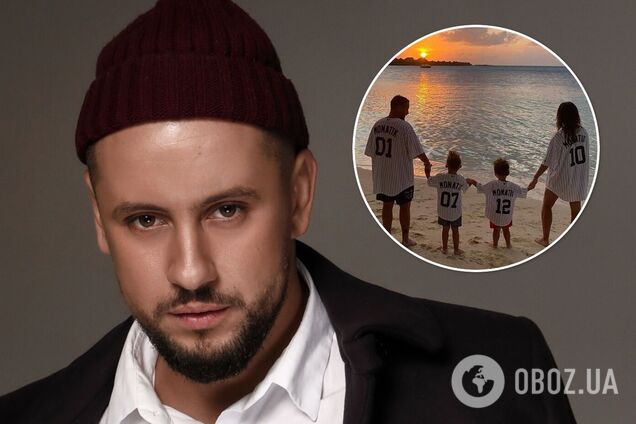 'Копия папы': Монатик поделился редким фото с детьми