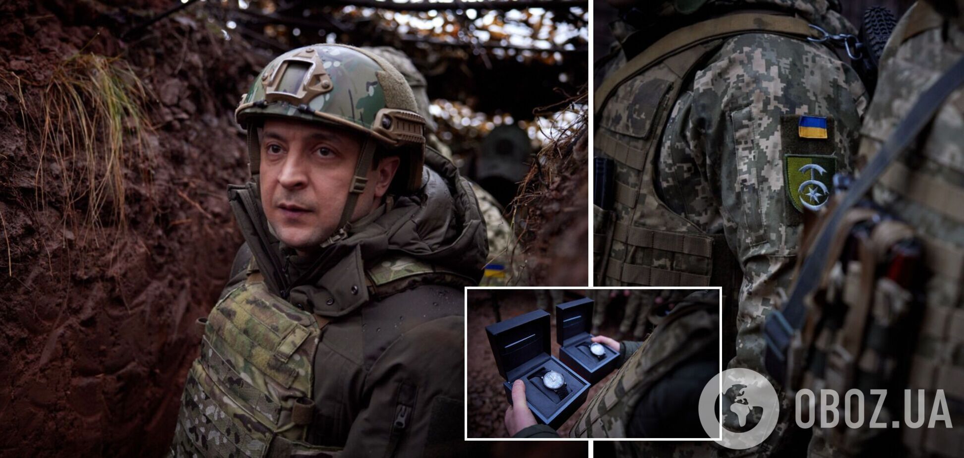 Зеленский на передовой поздравил украинских военных с Днем Вооруженных сил и вручил награды. Фото и видео
