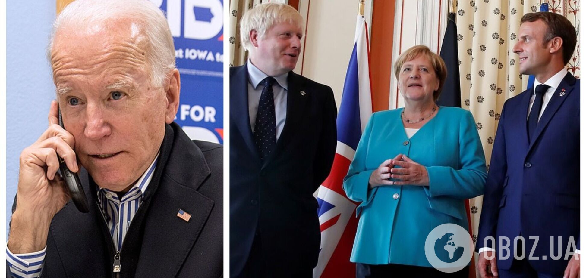 Байден созвонился с Джонсоном, Макроном, Меркель и Драги накануне переговоров с Путиным: о чем говорили