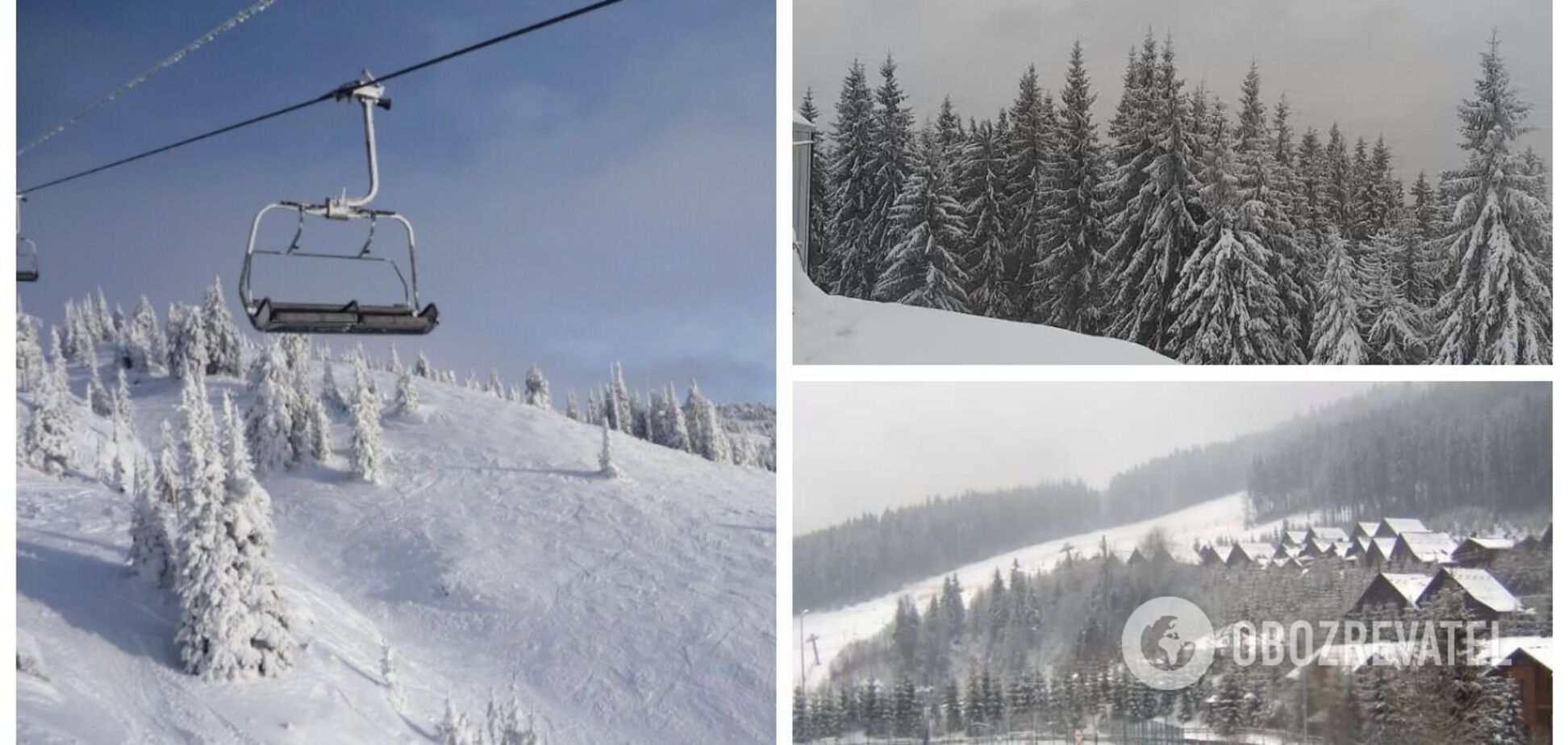 Мороз до минус 7 и сильная метель: в Карпатах бушует непогода. Фото и видео