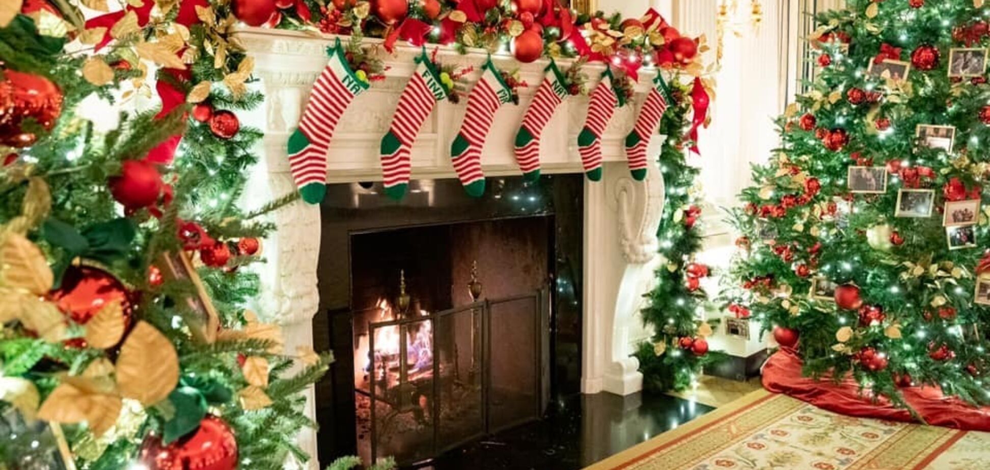 Как украсили Белый дом к Рождественским праздникам