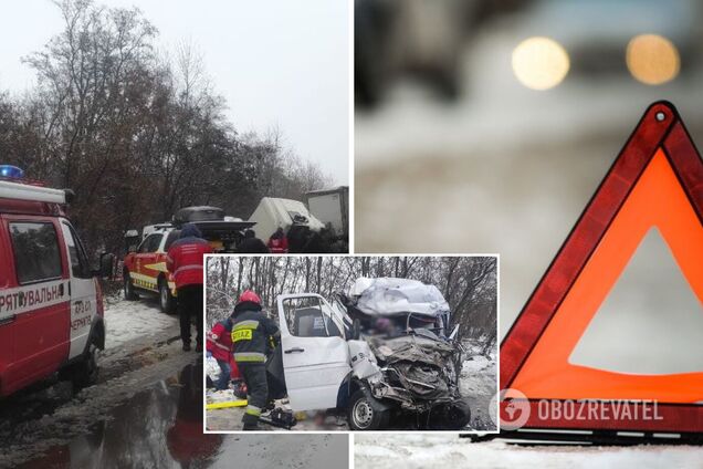 У Чернігівській області зіткнулися вантажівка та маршрутка, загинуло 13 людей. Фото і всі подробиці