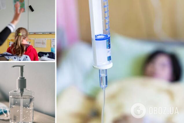 В Одесі школярка випила 'коктейль' коли з антисептиком і потрапила в лікарню