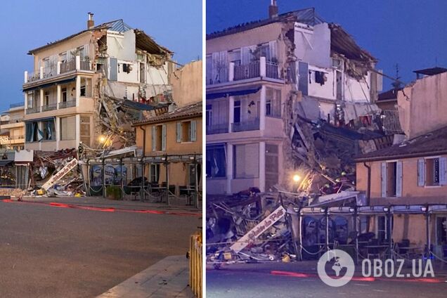 Обрушилась часть трехэтажного дома