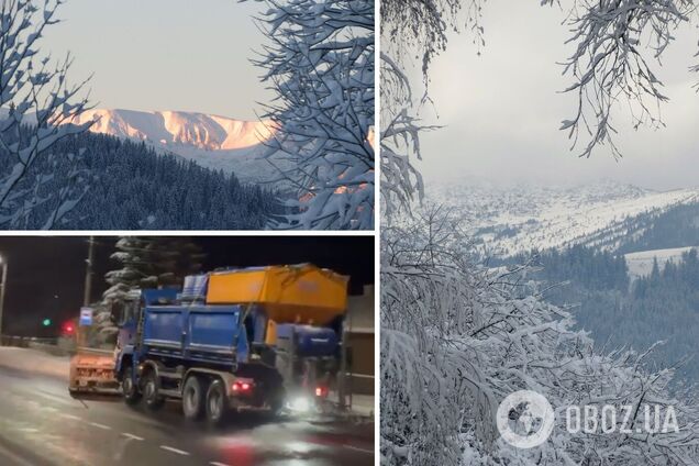 В Карпатах намело полметра снега: туристов предупредили об опасности. Фото и видео