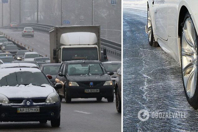 На дорогах столиці очікується ожеледиця